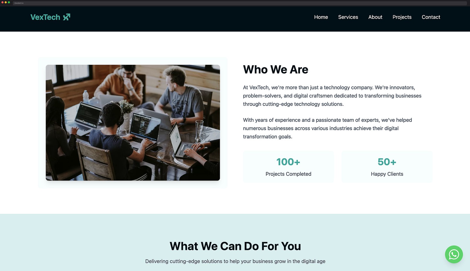 Vextech Website